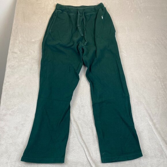Polo Ralph Lauren Mens Pajama Pants Medium Drawstring Sleepwear Lounge Green - Picture 10 of 11